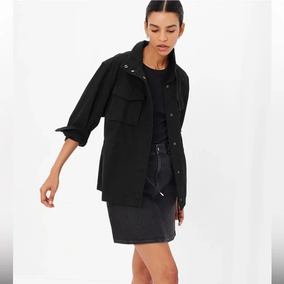 NWT Black Fall Utility Jacket PERFECT For Fall BRAND NEW - Picture 1 of 3